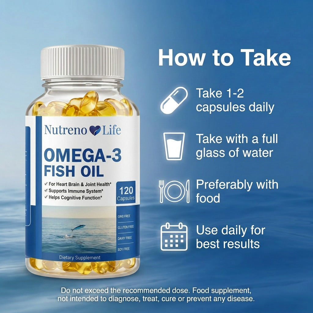 Omega 3 Fish Oil Capsules (120)