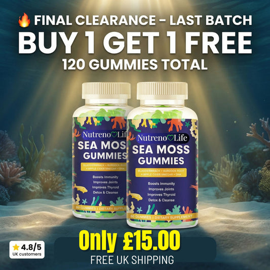 Irish Sea Moss Gummies – 120 Gummies (Buy 1 Get 1 Free)
